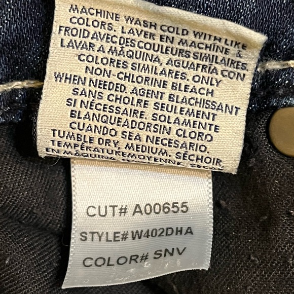 Hudson Vintage Low Rise Jeans, Dark Indigo |28 - Picture 16 of 16